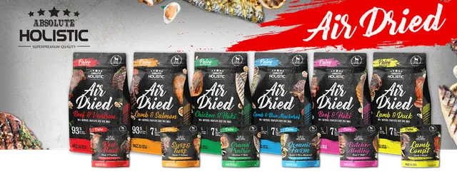 Absolute Holistic | 雞肉+長尾鱈魚 1kg | 無穀風乾鮮食肉片主食狗糧 | BB: 23 Feb 2027